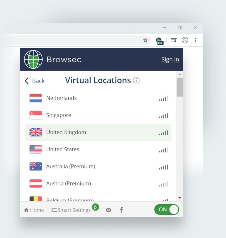 chrome vpn extension