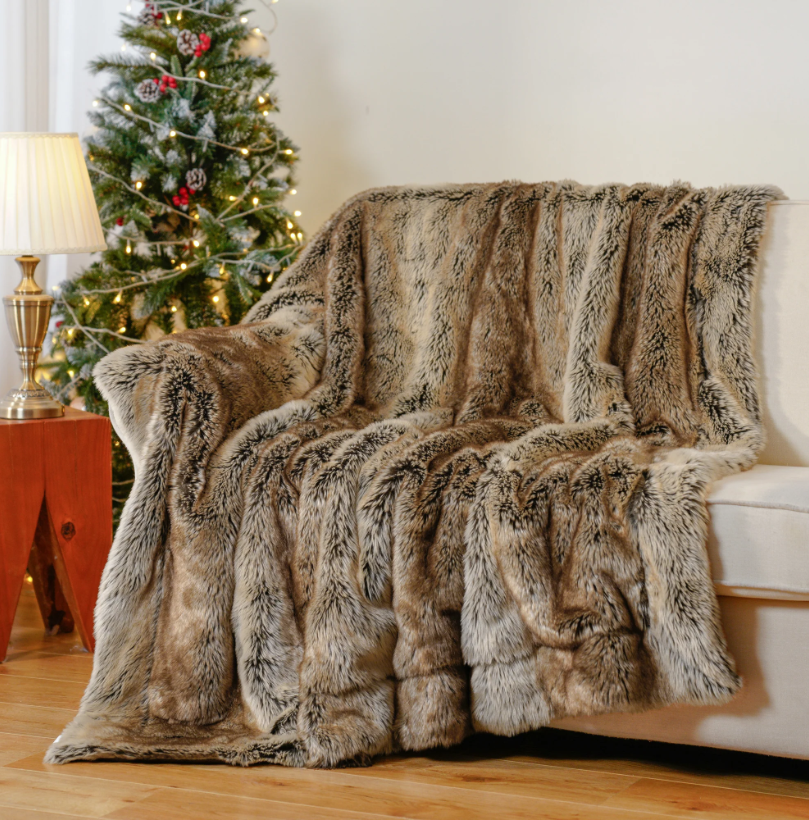 luxury faux fur blankets